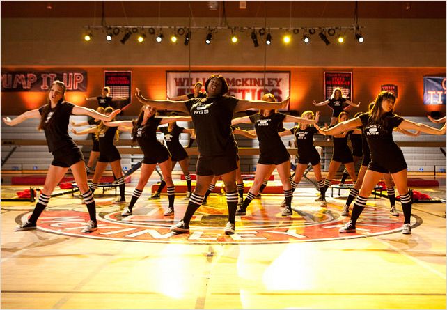 Glee : photo Alex Newell, Jenna Ushkowitz, Melissa Benoist