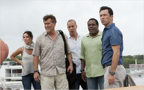 Burn Notice : photo Bruce Campbell, Chad L. Coleman, Coby Bell, Gabrielle Anwar, Jeffrey Donovan