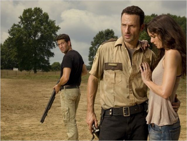 Photo Andrew Lincoln, Jon Bernthal, Sarah Wayne Callies
