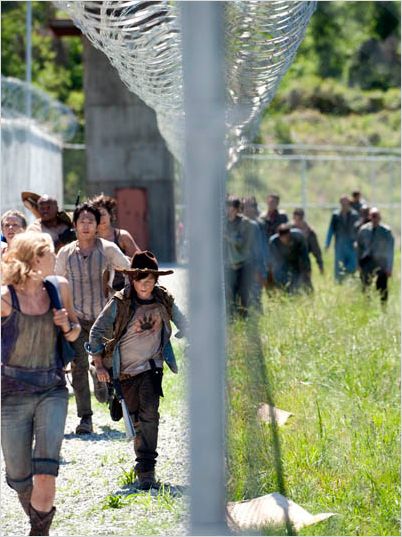 The Walking Dead : photo Chandler Riggs, Emily Kinney, IronE Singleton, Lauren Cohan, Melissa Suzanne McBride