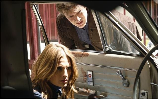 Castle : photo Nathan Fillion, Stana Katic