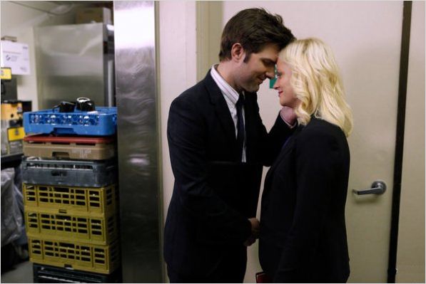 Photo Adam Scott, Amy Poehler