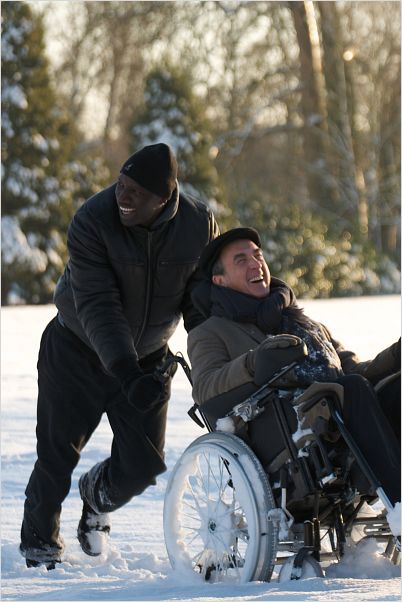 Intouchables : Photo Eric Toledano, François Cluzet, Olivier Nakache, Omar Sy