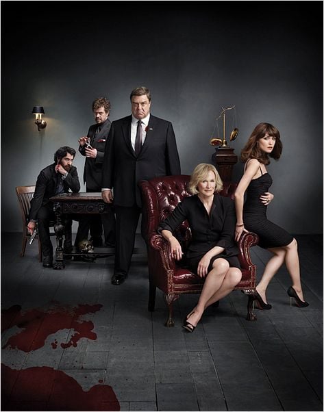 Damages : photo Chris Messina, Dylan Baker, Glenn Close, John Goodman, Rose Byrne