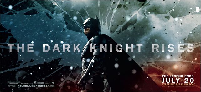 The Dark Knight Rises : Affiche Christian Bale, Christopher Nolan