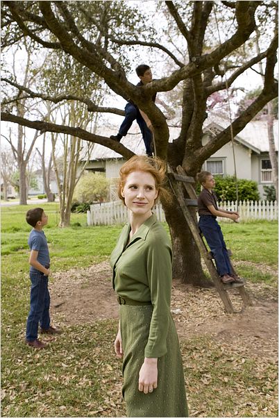 The Tree of Life : photo Jessica Chastain, Terrence Malick