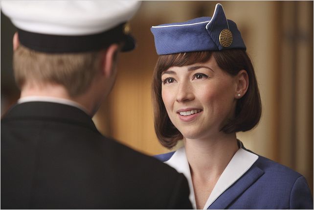 Pan Am : photo Karine Vanasse, Mike Vogel