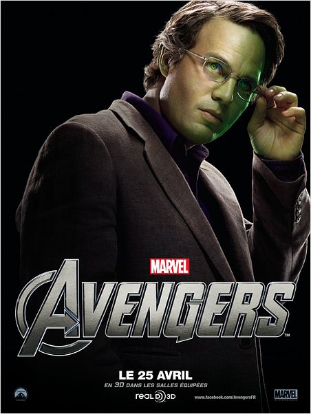 Avengers : affiche Mark Ruffalo