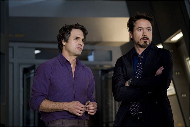 Avengers : Photo Joss Whedon, Mark Ruffalo, Robert Downey Jr.