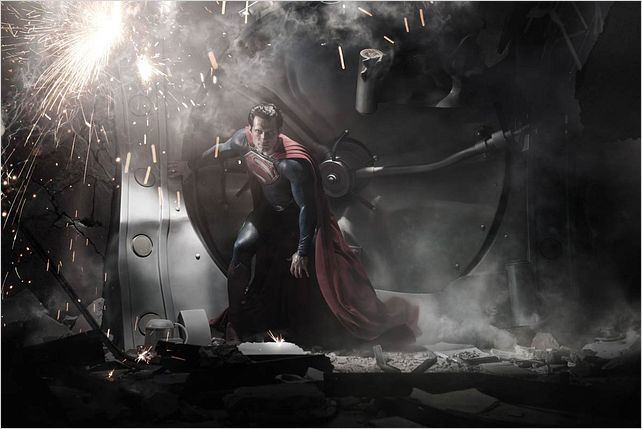 Man of Steel : Photo Henry Cavill, Zack Snyder
