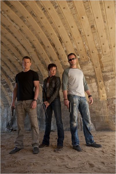 Photo Amanda Mealing, Philip Winchester, Sullivan Stapleton