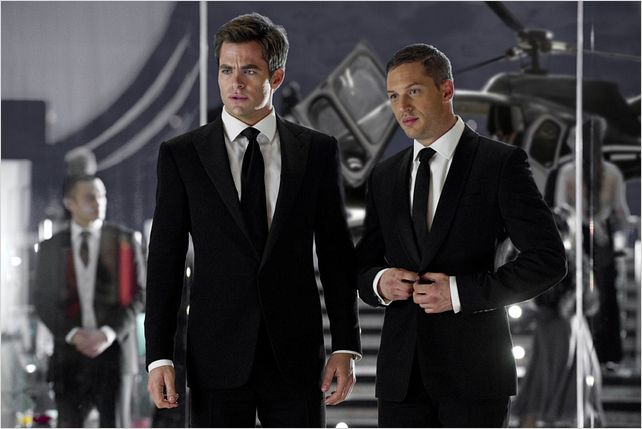 Target : Photo Chris Pine, McG, Tom Hardy