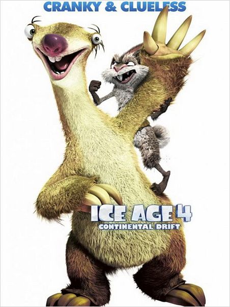L'Âge de glace : La dérive des continents : affiche