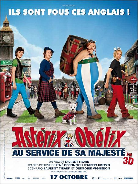 Astérix et Obélix : au service de Sa Majesté : affiche