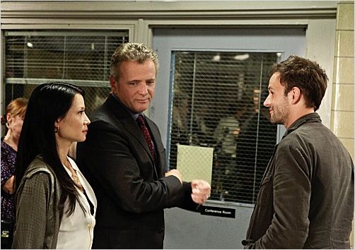 Elementary : photo Aidan Quinn, Jonny Lee Miller, Lucy Liu