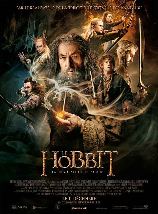 Le Hobbit : la Désolation de Smaug - Affiche