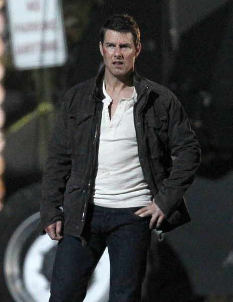 Tom Cruise sur le tournage de 