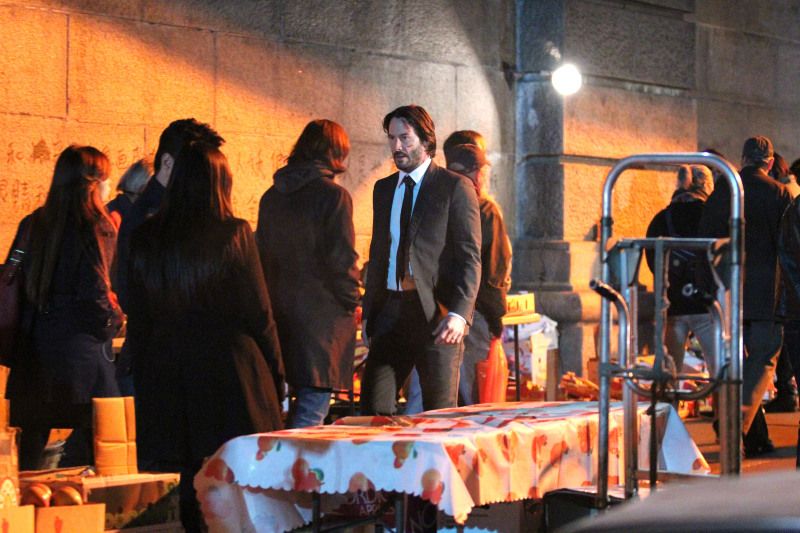 John Wick 2 : Keanu Reeves en action sur le tournage
