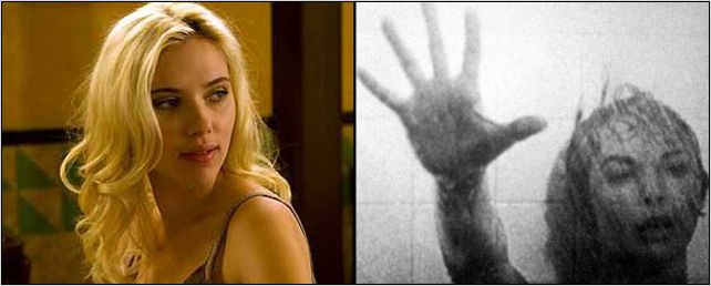Scarlett Johansson sous la douche... de "Psychose" !