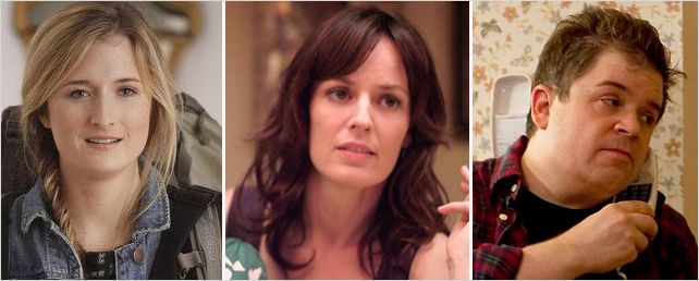 Grace Gummer, Rosemarie Dewitt et Patton Oswalt dans "The Newsroom"