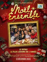 poster de Noël ensemble