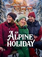 poster de Noël dans les Alpes