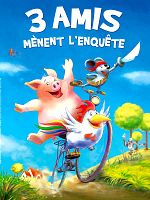poster de 3 amis mènent l'enquête