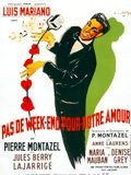poster de Pas de week-end pour notre amour