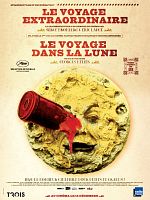 poster de "Le Voyage extraordinaire" suivi de "Le Voyage dans la lune"