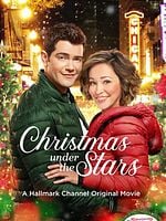 poster de Noël sous un ciel étoilé