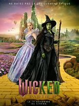 Affiche de Wicked : partie II, film à voir en streaming sur Pygargue