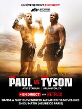 Affiche de Jake Paul vs. Mike Tyson, film à voir en streaming sur Pygargue