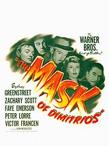 Affiche de Le Masque de Dimitrios, film à voir en streaming sur Pygargue