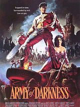 Affiche de Evil Dead III : l'armée des ténèbres, film à voir en streaming sur Pygargue