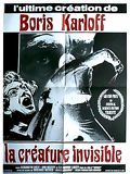 Affiche de La Creature invisible, film à voir en streaming sur Pygargue