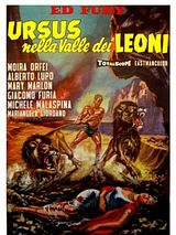 Affiche de Maciste dans la vallée des lions, film à voir en streaming sur Pygargue