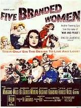 Affiche de Cinq femmes marquées, film à voir en streaming sur Pygargue