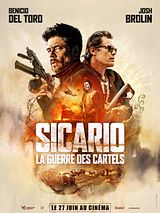 Affiche de Sicario La Guerre des Cartels, film à voir en streaming sur Pygargue
