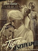Affiche de Le Tigre du Bengale, film à voir en streaming sur Pygargue