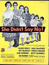 Affiche de She Didn't Say No !, film à voir en streaming sur Pygargue