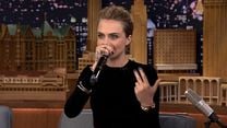 image de Cara Delevingne lance un beatbox de dingue chez Jimmy Fallon