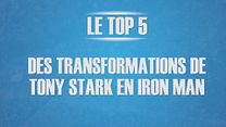 image de Le Top 5 des transformations de Tony Stark en Iron Man
