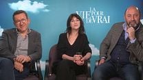 image de Interview La Vie pour de vrai - Dany Boon, Charlotte Gainsbourg et Kad Merad