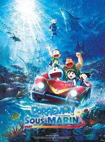 Affiche de Doraemon et le Château sous-marin, film à voir en streaming sur Pygargue