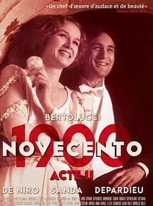 Affiche de Novecento (1900) - Acte II, film à voir en streaming sur Pygargue