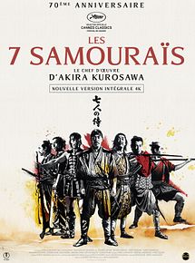 Affiche de Les Sept Samouraïs, film à voir en streaming sur Pygargue