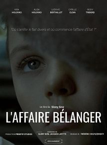 Affiche de L'Affaire Bélanger, film à voir en streaming sur Pygargue