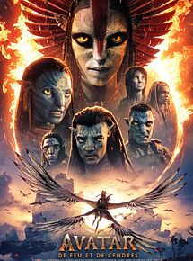 Affiche de Avatar : de Feu et de Cendres, film à voir en streaming sur Pygargue