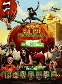 Affiche de Attack Of The Killer Tomatoes: Organic Intelligence, film à voir en streaming sur Pygargue