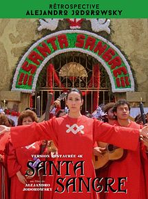 Affiche de Santa Sangre, film à voir en streaming sur Pygargue